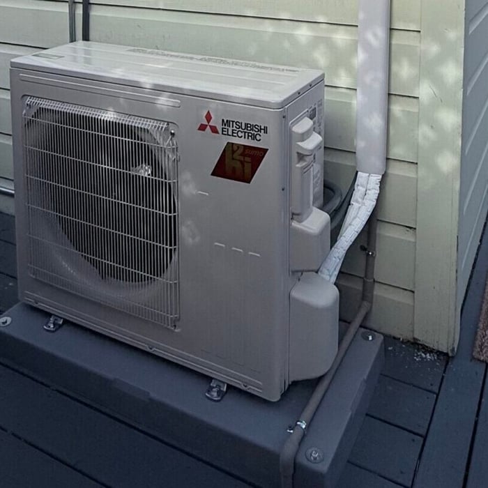Mitsubishi mini-split installation in San Francisc