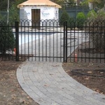 outside view, gate
