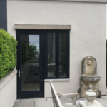 exterior stucco walls