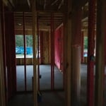 rough in on a new house