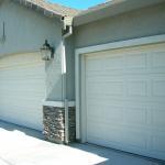 Traditional Garage - Beige Brown Wall Sconces Around Garage
