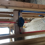 Install shower valve
