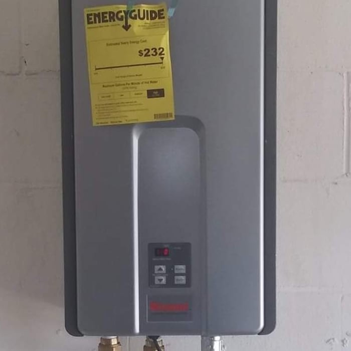 Natural Gas tankless indoor unit