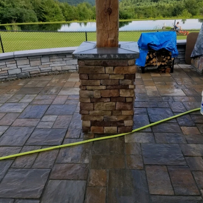 Stone pillar