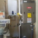 Tankless furnace install