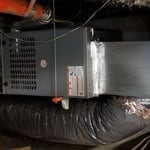 Horizontal furnace installation