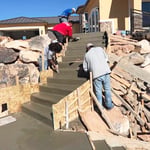 Concrete steps