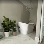 New free standing tub.
