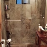 Small bathroom shower remodel