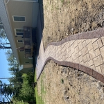 walkway and patio