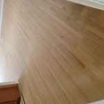 Oak flooring sanded