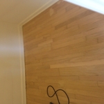 Oak flooring sanded