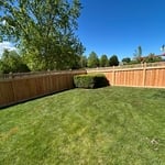 Wood fence