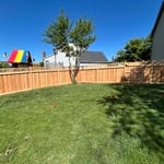 Wood fence