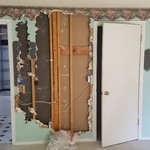 Original bath with closet.