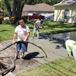 Driveway Pour