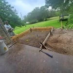Concrete Patio Before