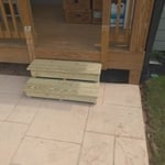 After - New Porch Stairs and Landing