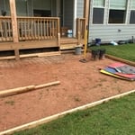 Before - New Porch Stairs and Landing