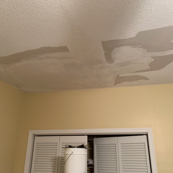 Before - Ceiling Drywall