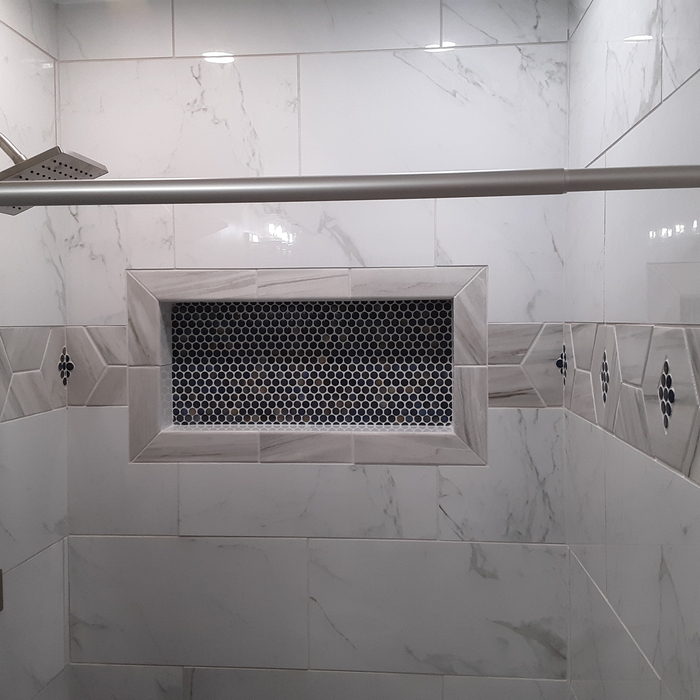 Upper shower view