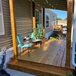 Floating Deck w/roof