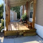 Floating Deck w/roof