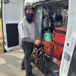 Removing tools from stocked truck