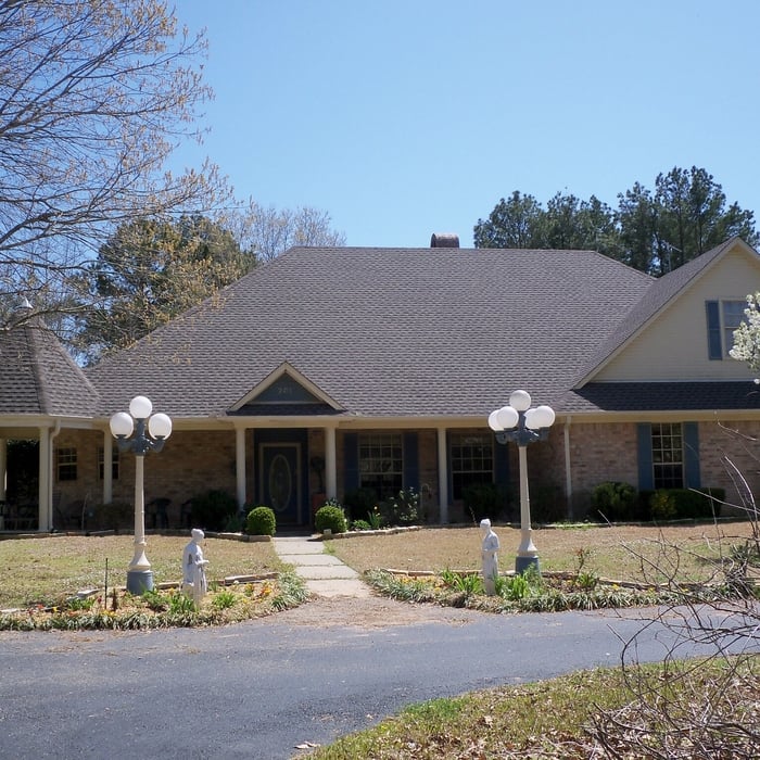 Shingle roof