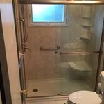 shower pan and surround