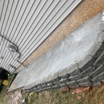 Finished concrete pad