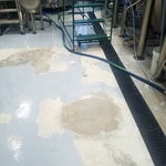 Uneven and damaged surface