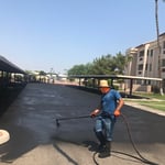 seal coating in action