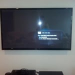 75 inch TV and Home Theater System