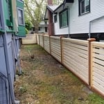 Horizontal spaced with Alaskan Yellow Cedar