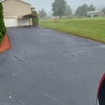 hand sealed driveway