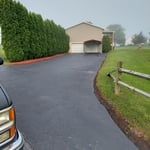 hand sealed driveway