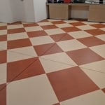 Brown Epoxy Checker Pattern Added