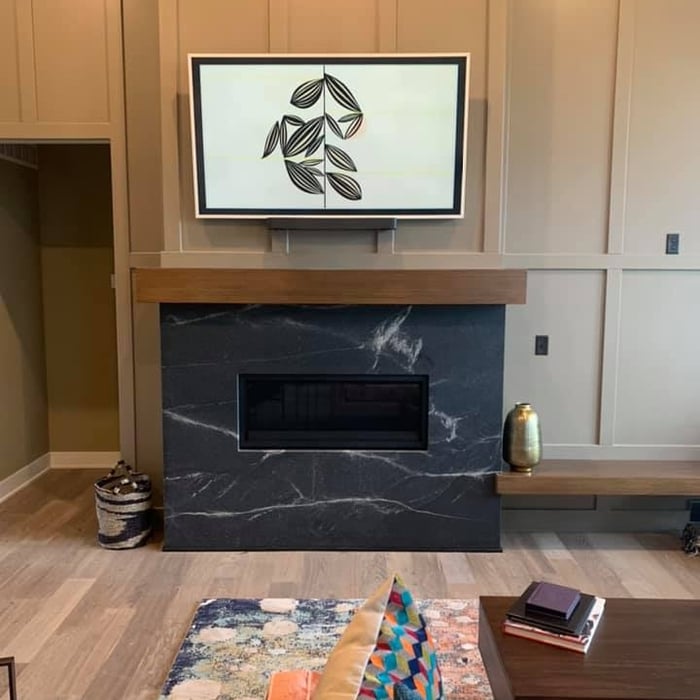 Samsung Frame with Soundbar