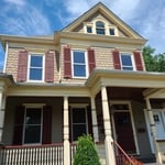 Old railings, fascia, shutters, and lattice