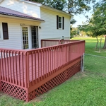 Completed front view