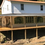 "Across the Road" view of Porch