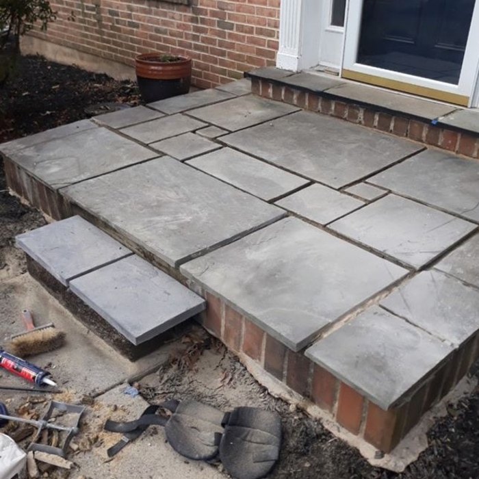 Stone Front Stoop