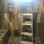 Ceramic custom shower