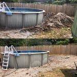 Poolside cleanup