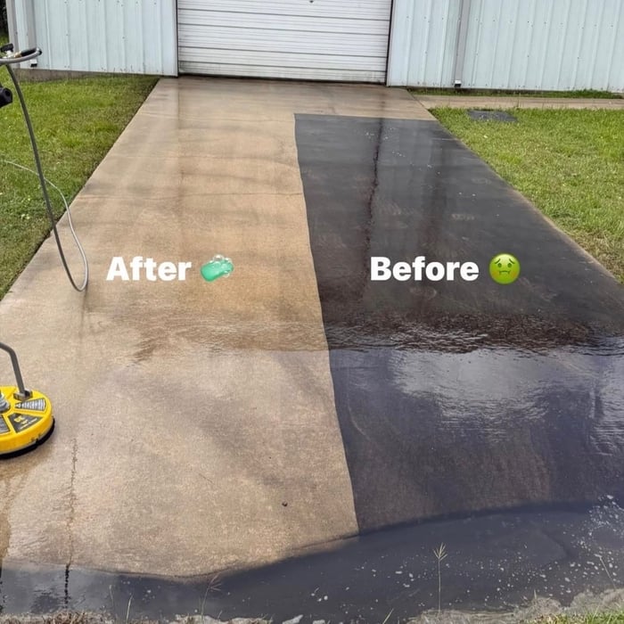 Driveway cleaning