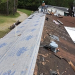 Roofing work