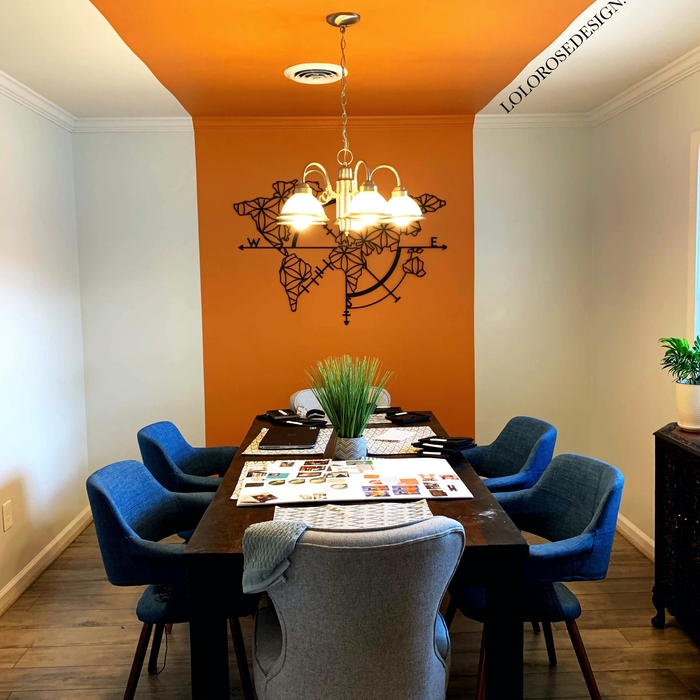 Dining room after