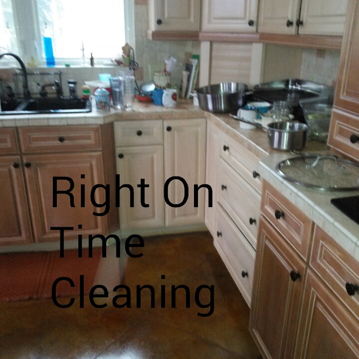 before Right on time clean