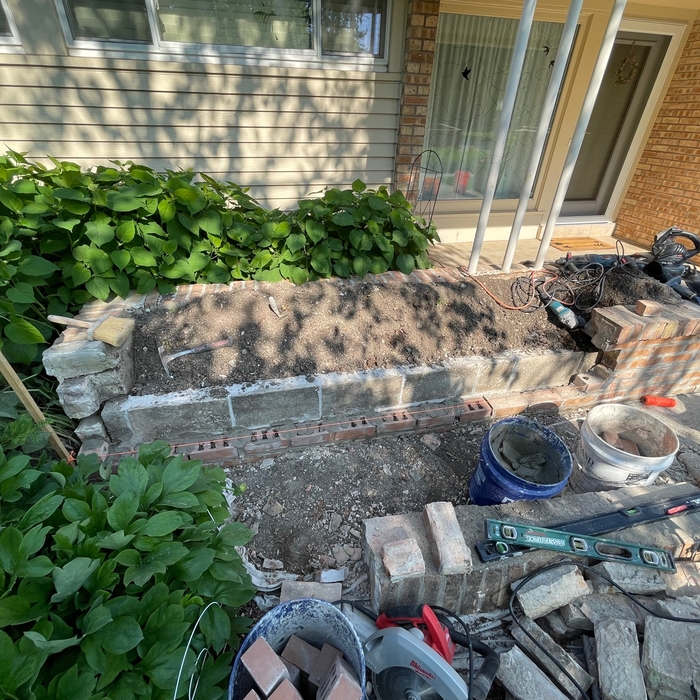 Brick Flower Box Repair